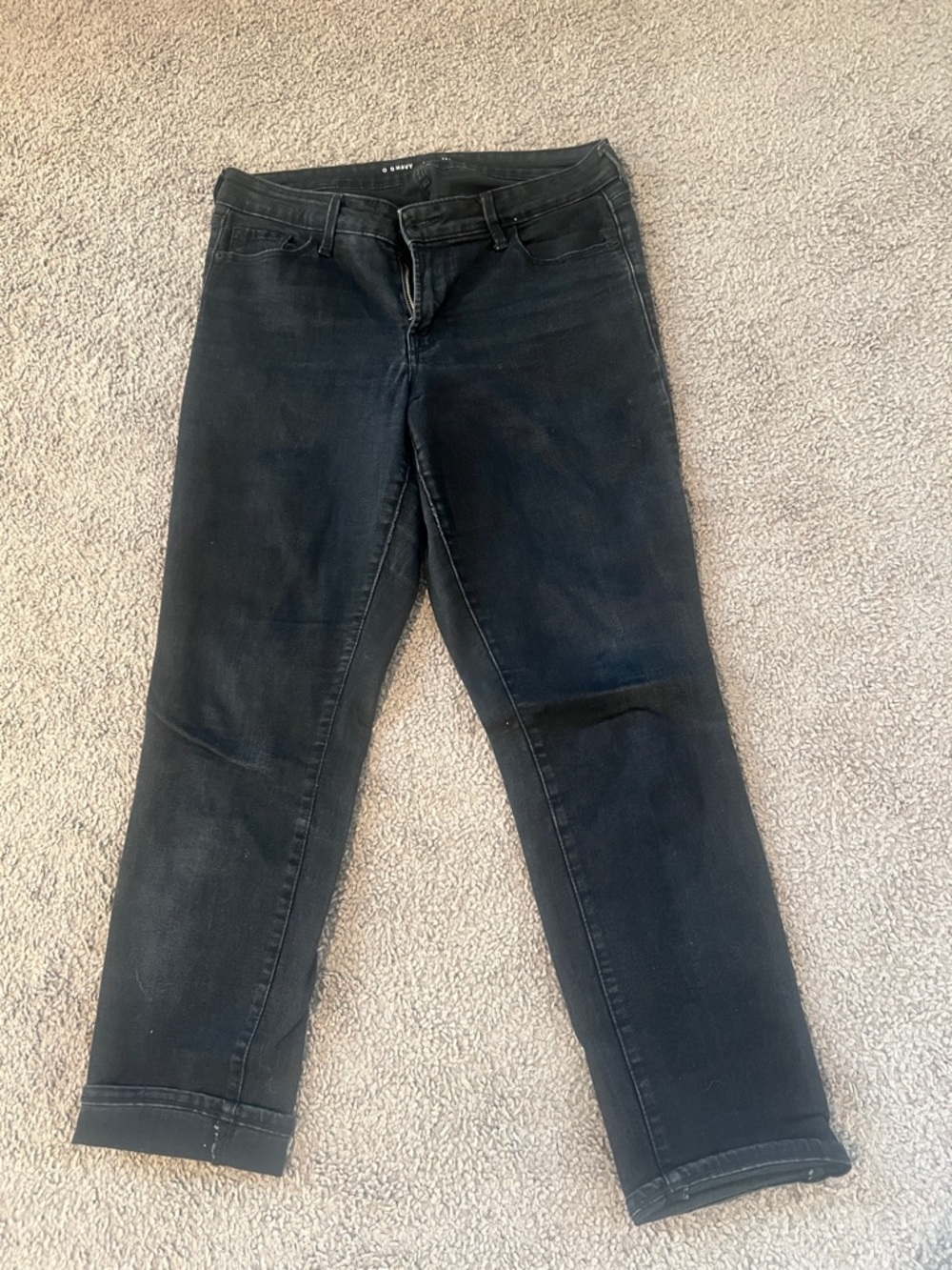 Old Navy Black Straight-Leg Women's Jeans